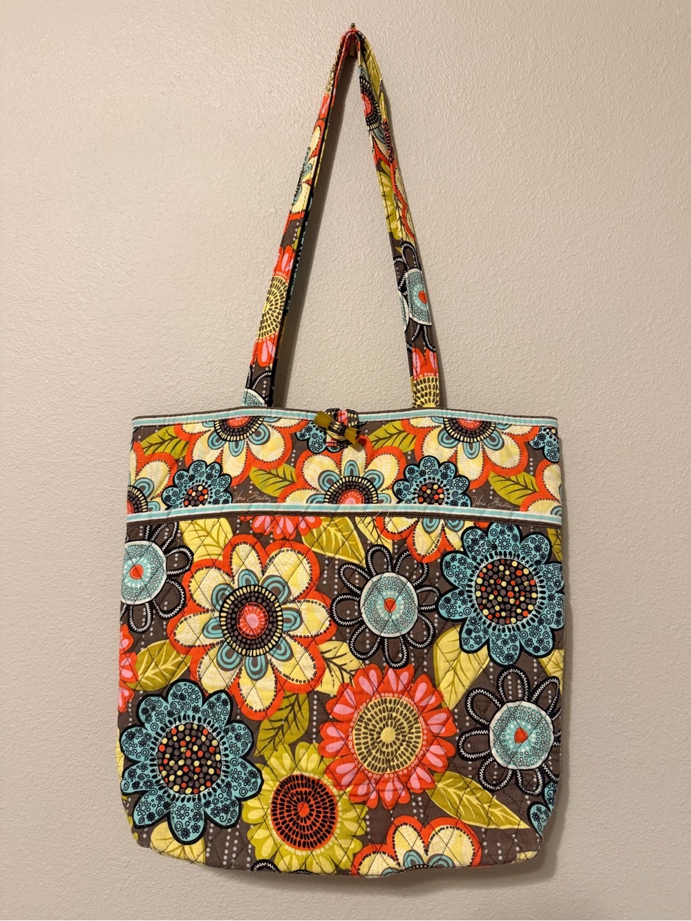 Vera Bradley Flower Power Tote Bag